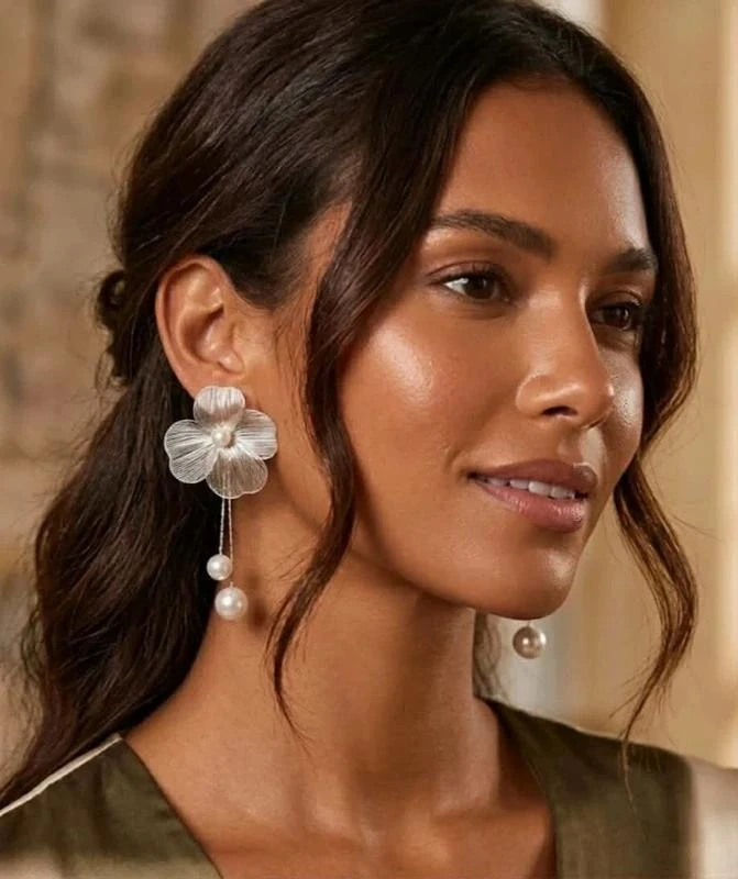 Boucles d'oreilles fleur